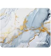TECKNET Mouse Pad with Anti-fray Stitching, Waterproof Surface & Non-Slip Rubber Base with Stitch...