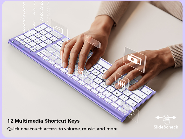 12 multimedia keys