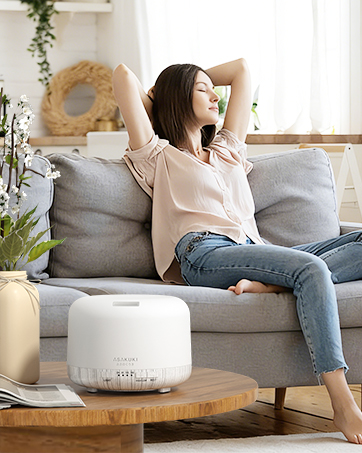 oil diffuser white wood grain in 500ml for all day use