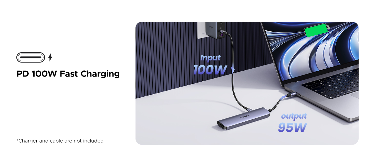 usb c hub dongle 7 in 1 docking station 5gbps usb3.0 mac macbook pro ipad