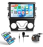 Android Car Stereo for Ford Fusion 2013-2019, 9 Inch Touch Screen, 8-Core 6+128GB, Wireless CarPl...