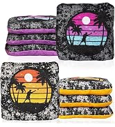 Play Platoon Tournament Series Cornhole Bags - Pro Style Dual Sided Slick and Sticky Side Bags - ...