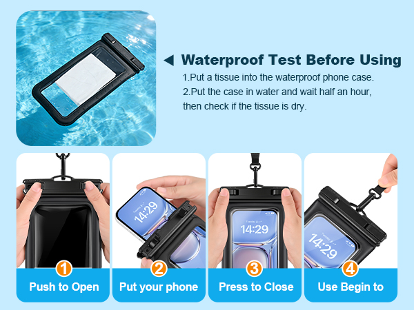 Always test before using