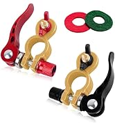 Ganecad 2 PCS Battery Terminal Connectors, Quick-Release Batteries Terminal Clamps with Anti-Coll...
