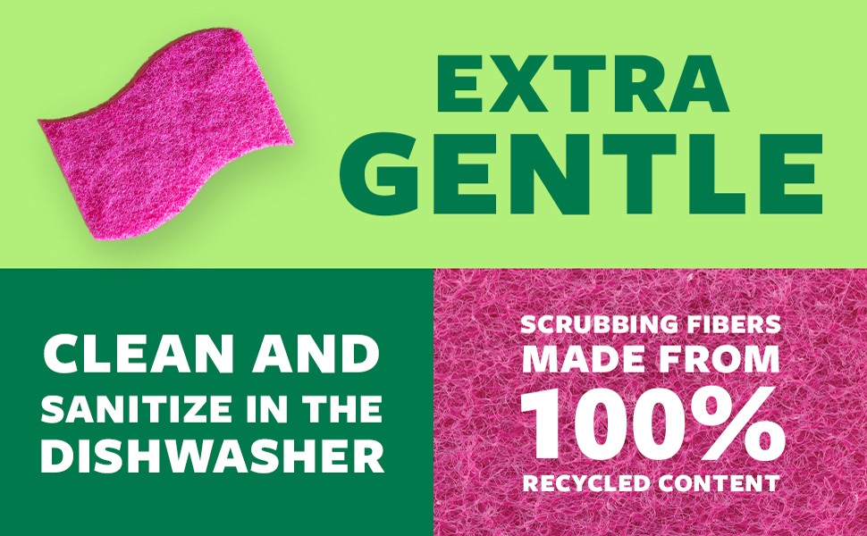 Scotch-Brite Gentle Clean Delicate Scrub Sponges