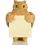 Owl Pop-up Sticky Note Dispenser, Includes 1 Pad of 3x3 in Super Sticky Notes, 100 Sheets, Resin ...