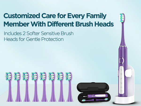 Electric toothbrush for adults