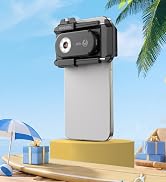 APEXEL 300X Phone Microscope Lens, Phone Camera Micro Lens with Universal Clip/LED Light/CPL, Min...