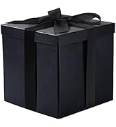 RUSPEPA Medium Birthday Gift Box with Lids, Ribbon and Tissue Paper, Collapsible Gift Box - 1 Pcs...