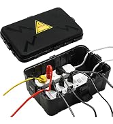 Hrensaw Large Outdoor Electrical Box Waterproof(12.5x8.5x5inch),IP54 Waterproof Outdoor Outlet Co...