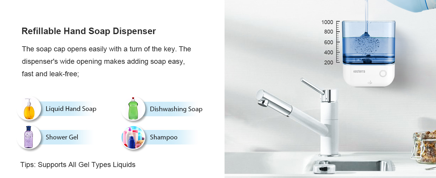 large soap dispenser