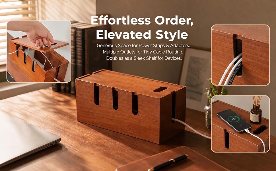 cable box organizer