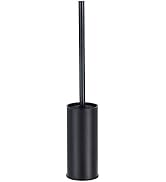 Stainless Steel 304 Rubber Painted Black Toilet Brush Cleaning Tool Holder with Toilet Brush
