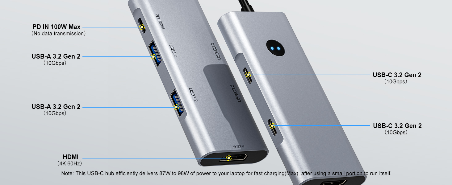 usbc hub usb c hub with power delivery