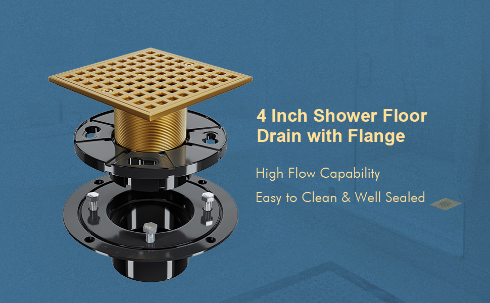 Champagne Bronze Shower Drain