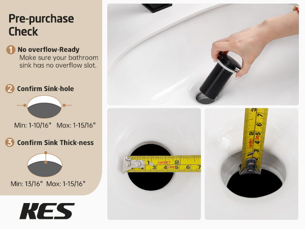 Bathroom sink stopper