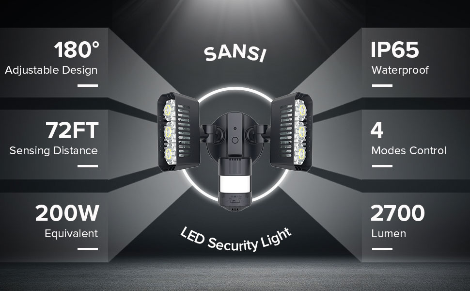 Motion Sensor Outdoor Lights