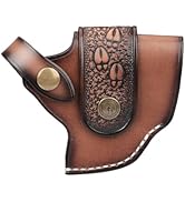 TOURBON Leather Gun Holster Belt Carry Gun Holder Cross Draw Pistol Holster for 2.5 to 3.5-inch B...