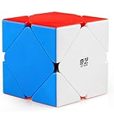 D-FantiX QYTOYS Qicheng Skewb Cube Skewb Speed Cube Stickerless Magic Cube Puzzle Toys for Kids A...