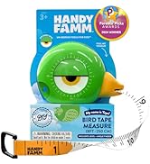 Handy Famm 8Ft Animal-Shaped Kids Tape Measure, Level & Protractor Angle Finder, Fun Educational ...