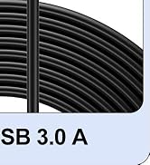 USB Extension Cable 15 FT, Type 3.0 A Extender Cord with 5Gbps Data Transfer & Charging