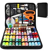 Marcoon Large Sewing Kit, 200 Premium Sewing Supplies, 41 XL Thread Spools, Suitable for Travelle...