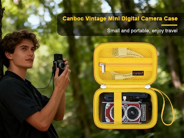 CHUZHAO Vintage Mini Digital Camera CASE
