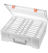 Photo Storage Box 4x6, 18 Inner Extra Large Photo Case Large Photo Organizer Acid-Free Photo Box ...