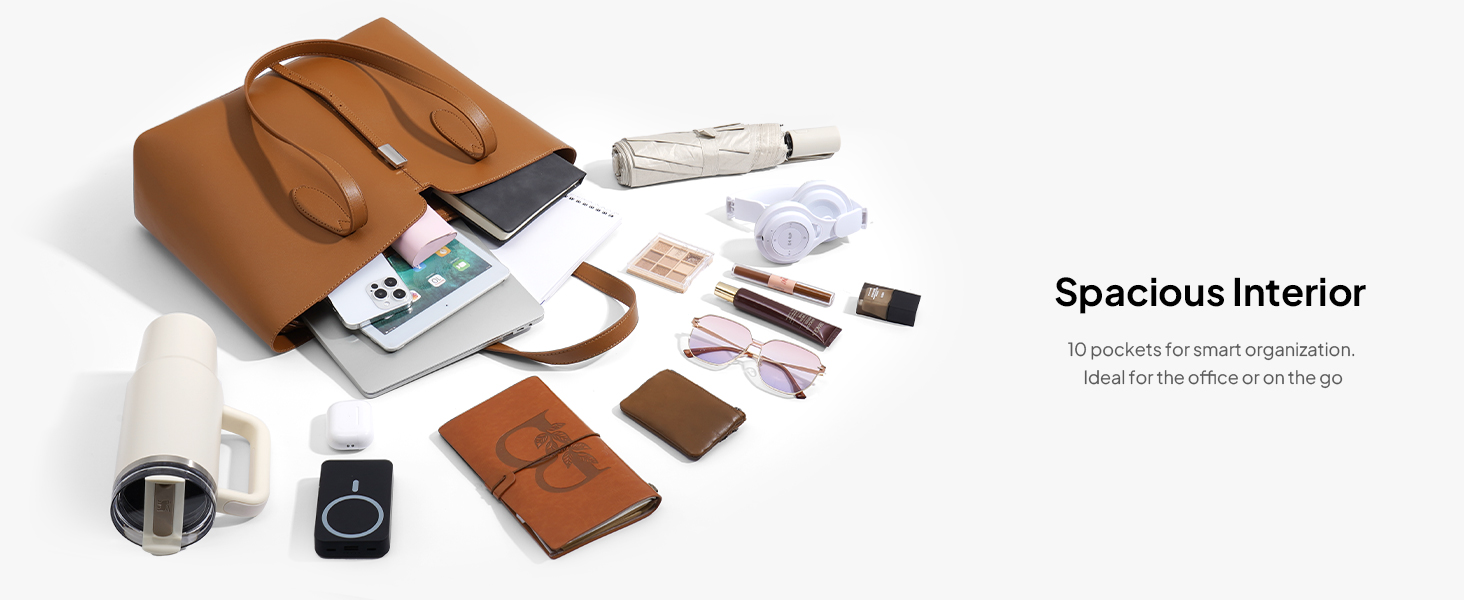 work bag with multiple pockets