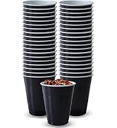 Hanna K. Signature 600 Count Plastic Party Cup, 18-Ounce, Black