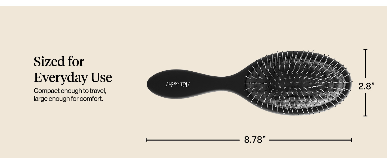 Kitsch Detangler Hair Brush for Wet and Dry Hair,