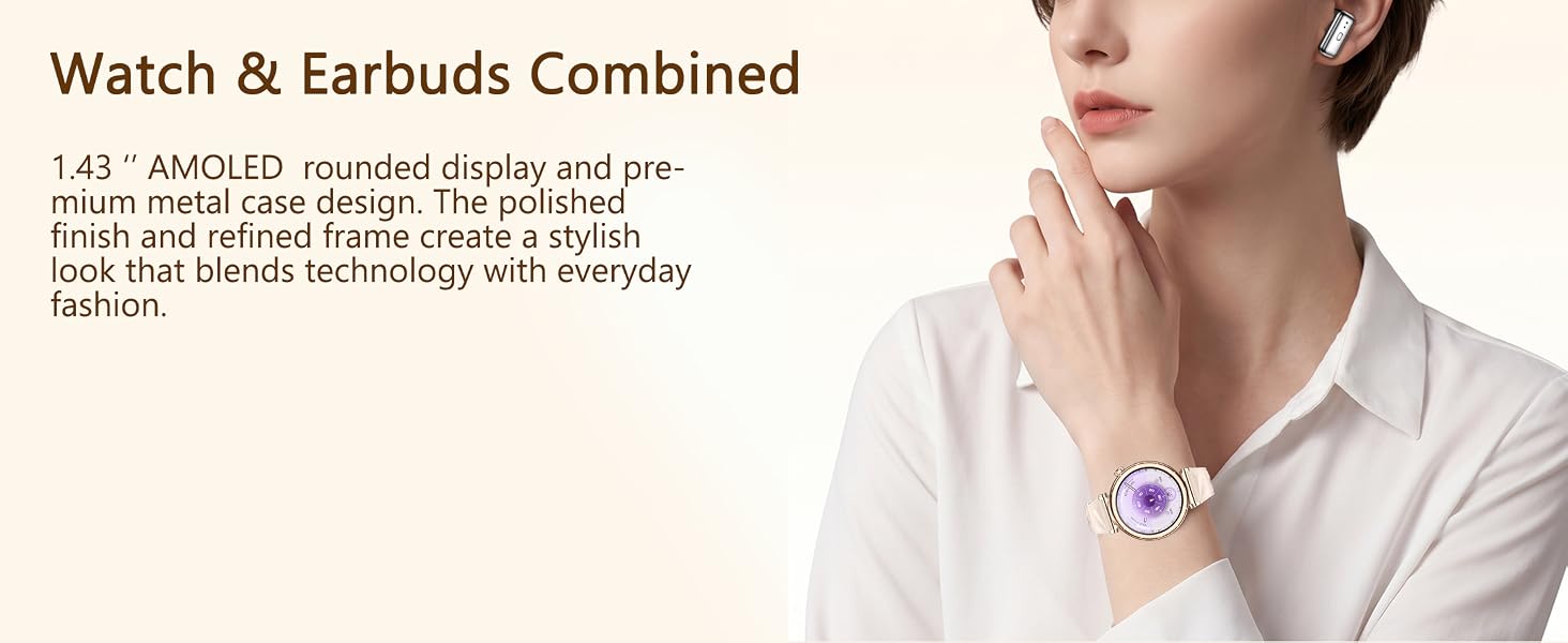 smart watch with earbdus