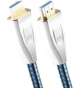 SKW Ultra High Speed HDMI Cable - 48Gbps, 3.3FT/1M, Supports 8K@60Hz & 4K@120Hz, DTS:X, HDCP 2.2/...