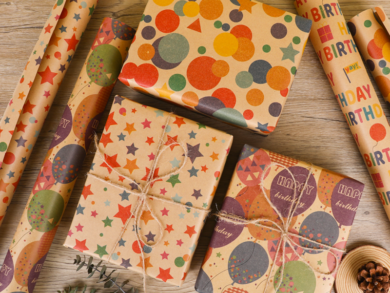 Birthday wrapping paper