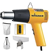 Wagner Spraytech 2417344 HT1000 Heat Gun Kit, 3 Nozzles Included, 2 Temp Settings 750?F & 1000?F,...