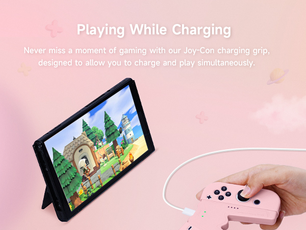 Charging while playing games, the game will not be interrupted.