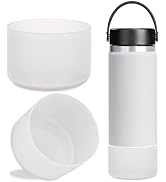 LUCKINEE 2pc Silicone Boot Bumper for Hydro Flask 12oz-24oz Wide Mouth, Silicone Base Bottom Prot...