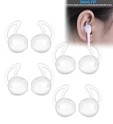 Lunies Earpods Covers Anti-Slip Silicone Soft Sport Earbud Tips for iPhone 6S/6 Plus/5S/5C/5 Earb...