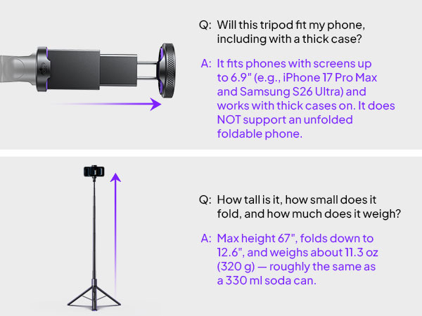 tripod for iphone