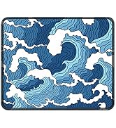 BOSOBO Mouse Pad, Square Anti-Slip Rubber Gaming Mousepad, Premium-Textured & Waterproof Mouse Ma...