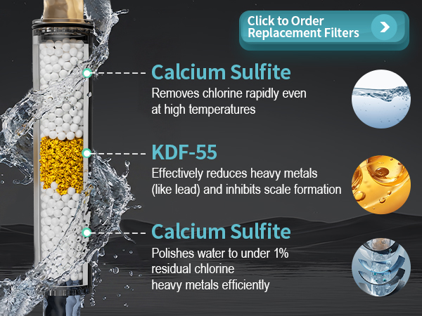 filtered shower head