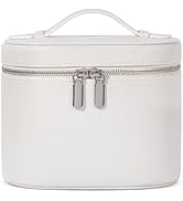 honitty Makeup Bag, Travel Make up Case with Compartments and Handle, Portable Cosmetic Organizer...