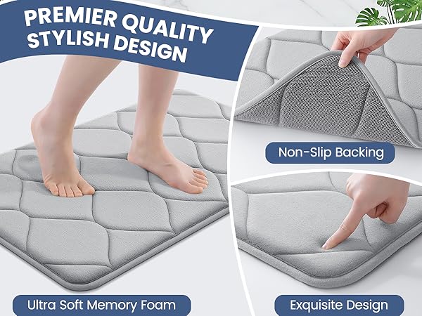 Memory Foam Bath Mats