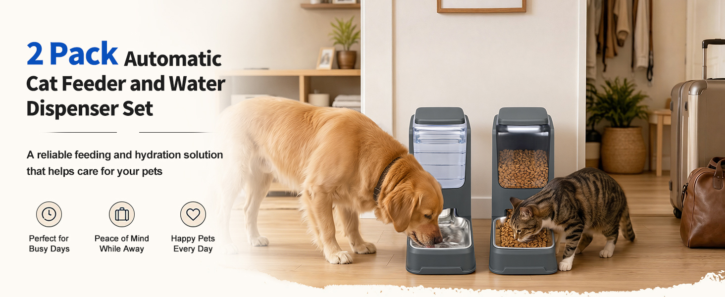 Automatic cat feeder