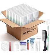 Travel Size Toiletries Kits Disposable Toiletry Set in Bulk, Portable Trial Size Personal Hygiene...