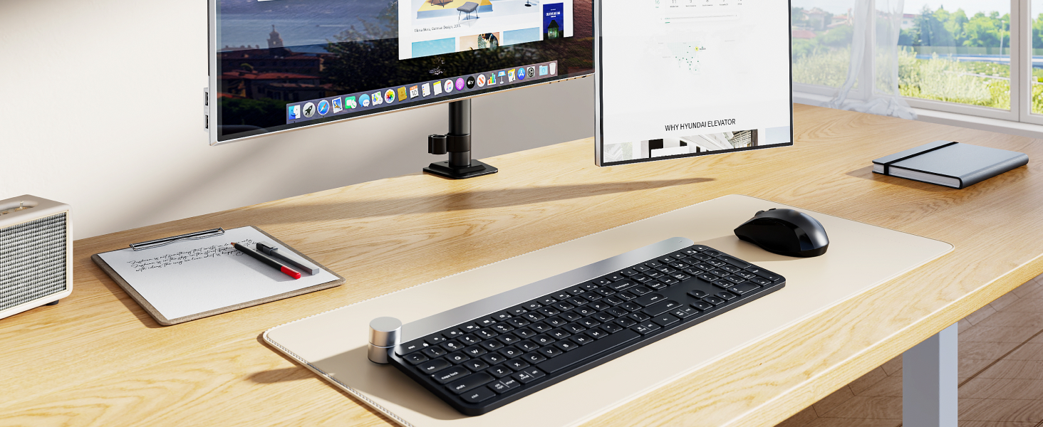 dual monitor stand