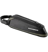 ROCKBROS Bike Frame Bag Top Bike Tube Bag Bike Triangle Bag Small Aerodynamic Bag for Triathlon a...