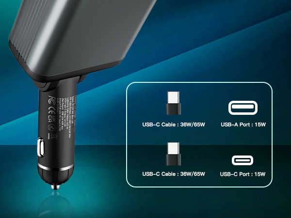 Retractable Car Charger