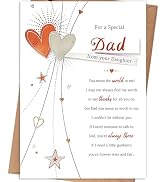 gerdiny Fathers Day Gift from Daughter, Father's Day Card Gift for Dad from Daughter, Fathers Day...