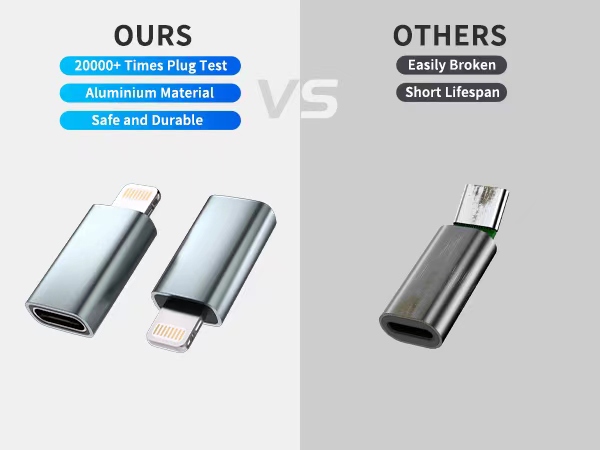 usb c female to lightning male